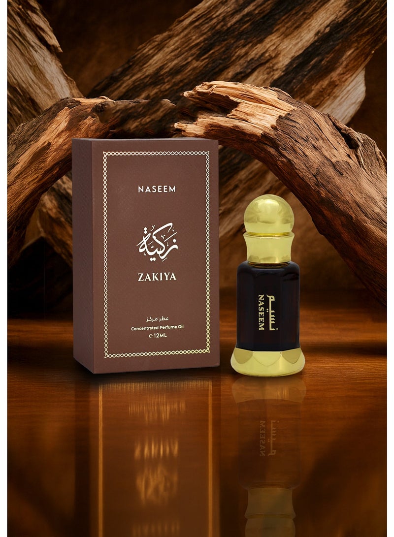 Naseem Zakiya Perfume Oil Eau De Parfum for Men & Women - 12ml - Image 5