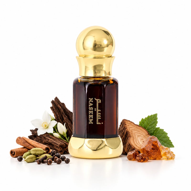 Naseem Zakiya Perfume Oil Eau De Parfum for Men & Women - 12ml - Image 1