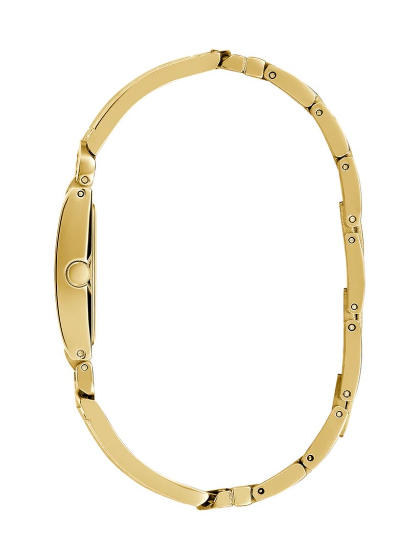 GUESS Ladies Analog Quartz Gold Tone Stainless Steel Watch GW0807L2 - 24mm - Gold  - Image 3