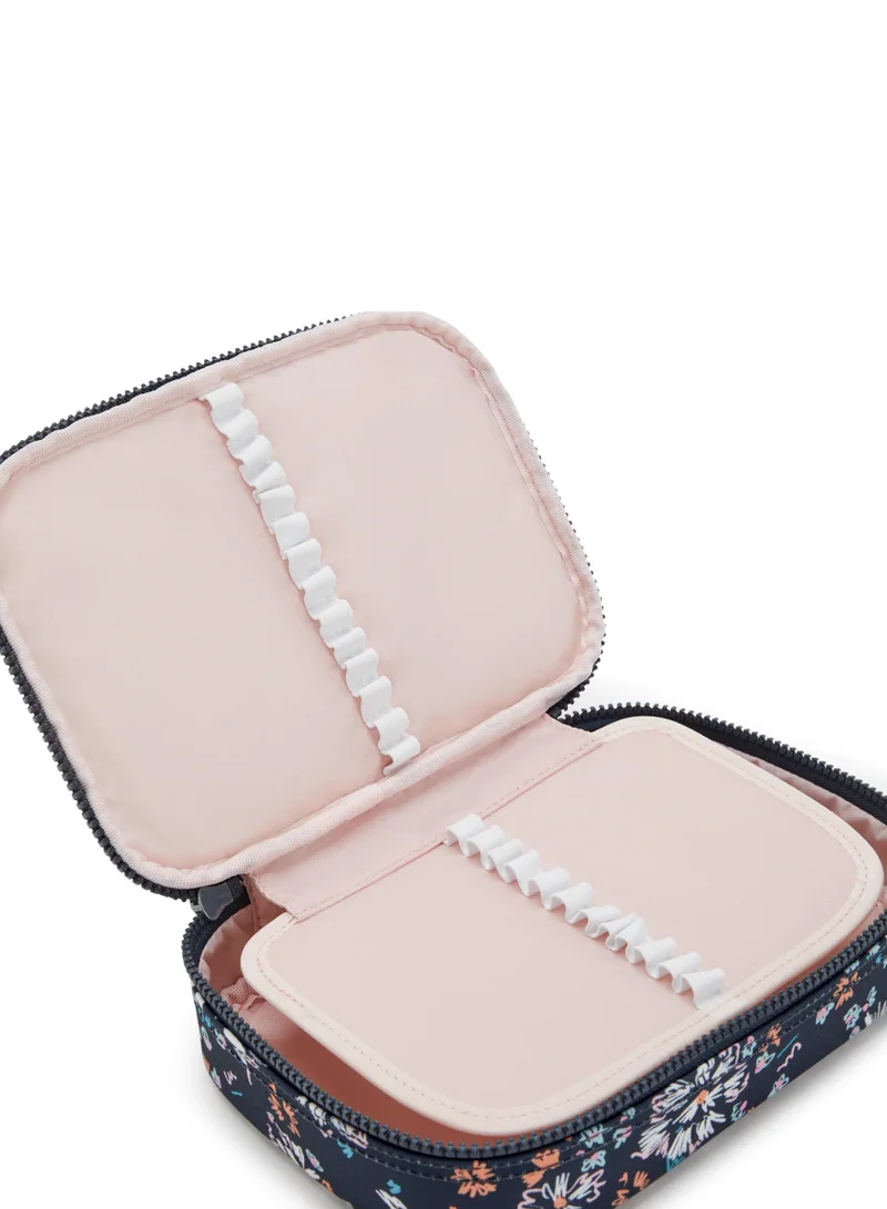 kipling 100 Pens Large Female Pencase - Flower Field