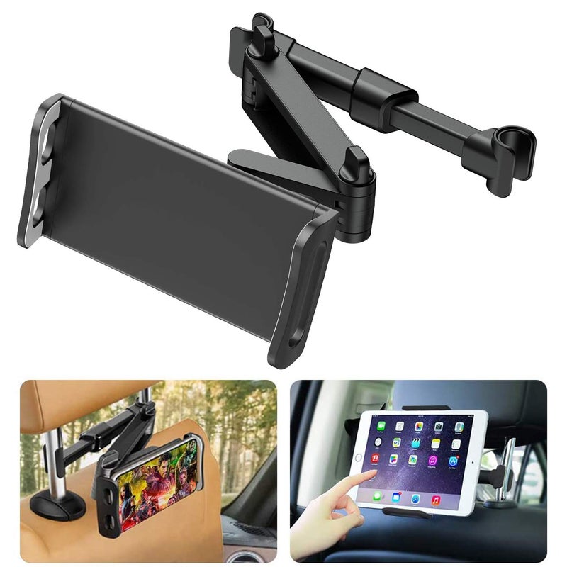 Masroo Car Headrest MountTablet Holder Car Backseat Seat MountTablet Headrest Holder Universal 360 Rotating Adjustable for All 45105 Tablet iPad iPad Air iPad MiniSamsung Galaxy