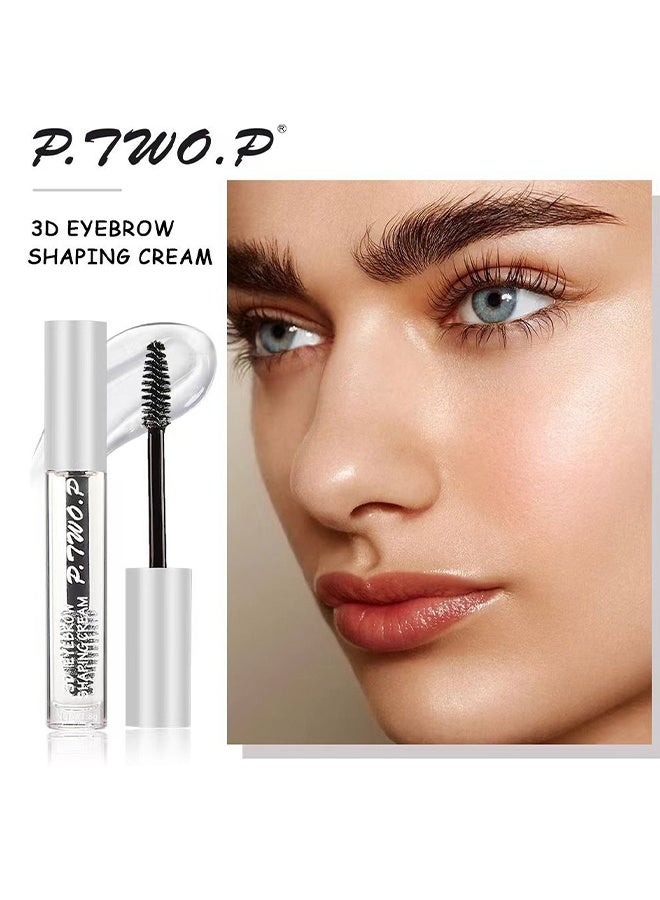 P.TWO.P 3D Eyebrow Shaping Cream - Waterproof And Sweat, 3D Clear Brow Fix Gel, Proof Eyebrow Repair Liquid, Long Lasting Brows Styling Beauty Salon Home Use Makeup - Image 4