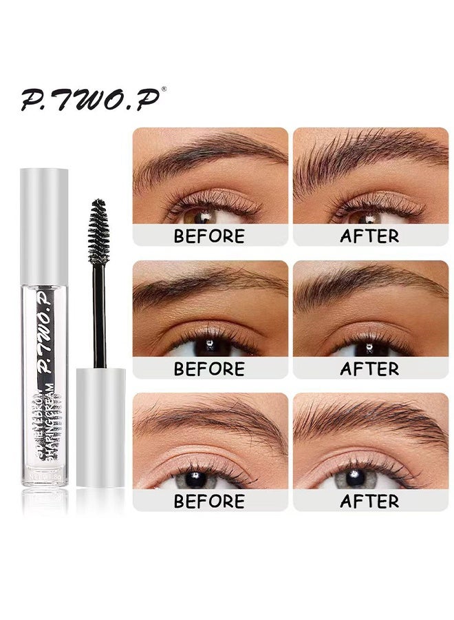 P.TWO.P 3D Eyebrow Shaping Cream - Waterproof And Sweat, 3D Clear Brow Fix Gel, Proof Eyebrow Repair Liquid, Long Lasting Brows Styling Beauty Salon Home Use Makeup - Image 3