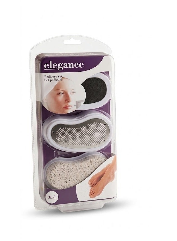 إليجانس (Elegance) – مجموعة الباديكير والعناية بالقدمين 3 في 1 - Image 1