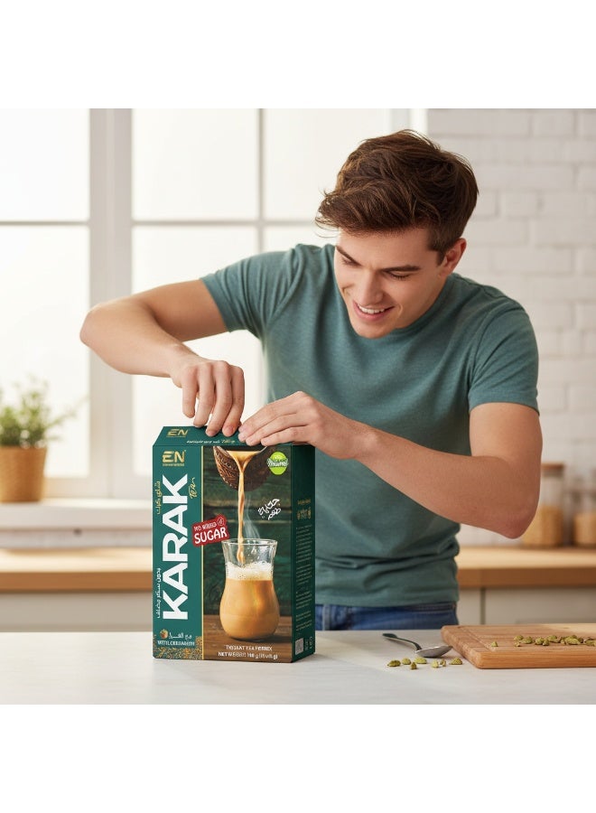 Empower Nutrition Karak Tea with Cardamom, No Added Sugar, 10 Sachets – Bold Black Tea Blend, Aromatic Flavor, Vegetarian Friendly - Image 4