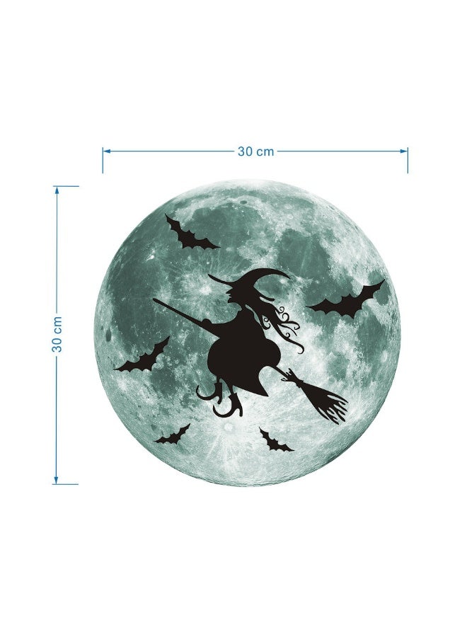 نيبمينينت ملصقات حائط قمر متوهج لعيد الهالوين - ديكور منزلي مبتكر