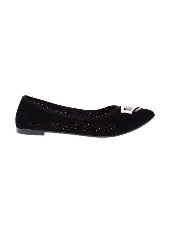 موليكا Moleca Ladies Ballerinas Black | Made In Brazil