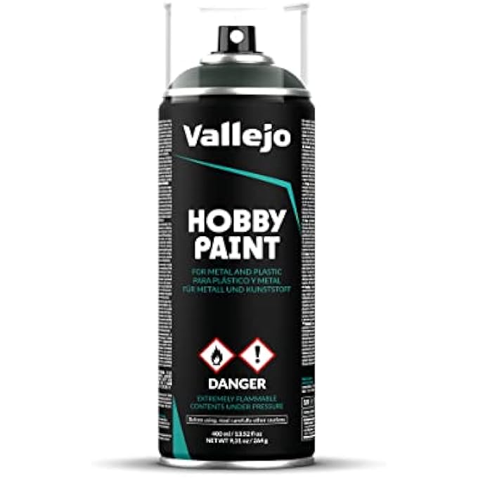 Vallejo FANTASY COLOR DARK GREEN 400 ML SPRAY CAN - Image 1