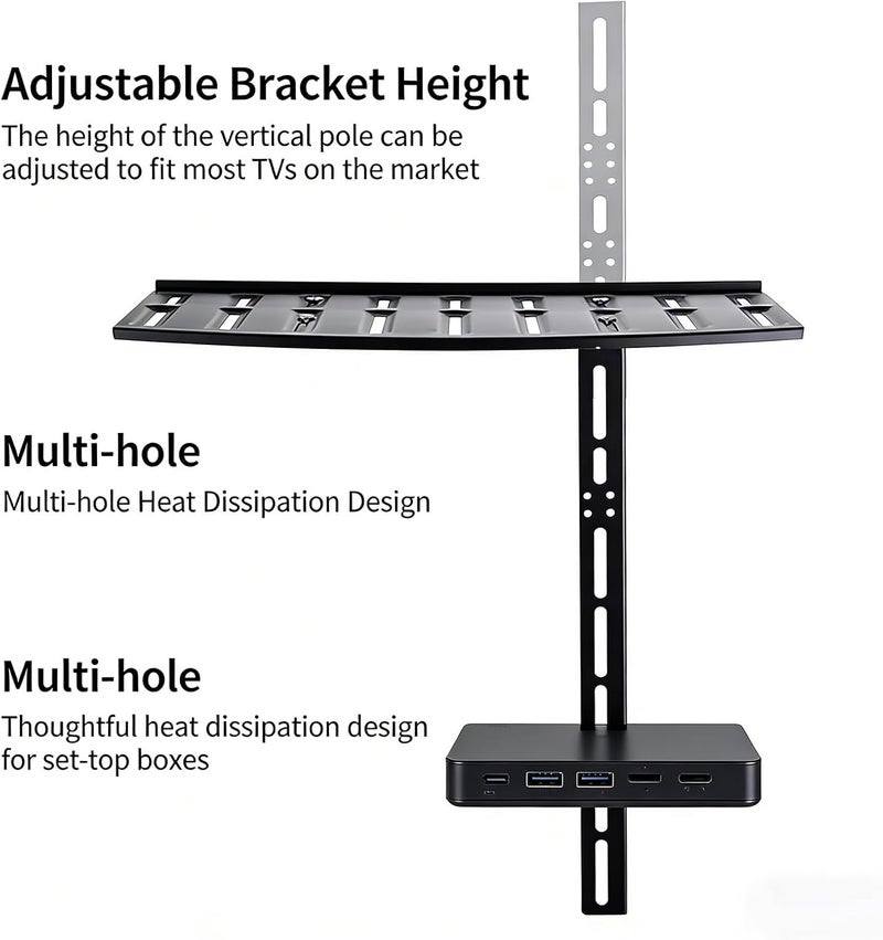 Sturdy Display Soundbar Stand Fits 26 50 Inch Panels and Various Models Holder - Image 3