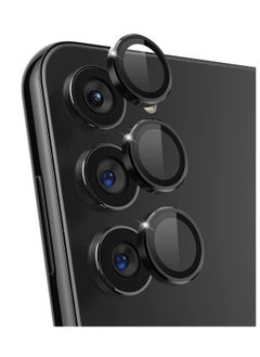 Generic for Galaxy A25 5G Camera Lens Protector, Anti-Scratch HD Clarity 9H Tempered Glass with Aluminum Edging, Individual Lens Screen Protective Ring for A25 5G, Black  - Image 1