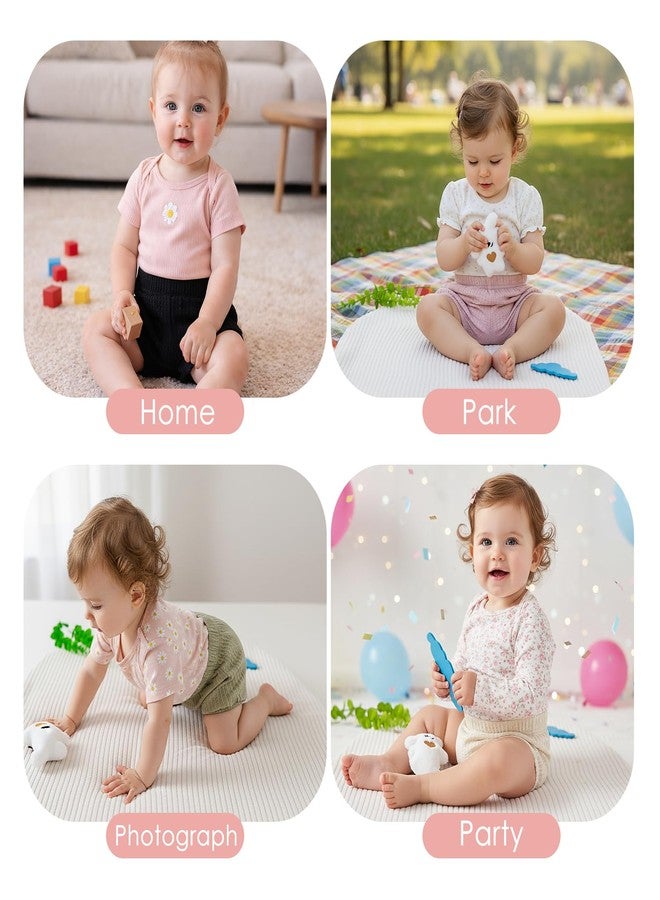 SOBOWO Baby Bloomers Shorts Diaper Covers for Girls Boys Solid Soft Toddler Infant Underwear Casual Shorts(White/Pink, 2-3T) - Image 2
