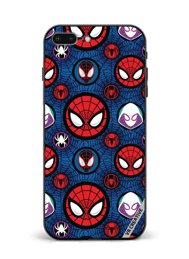 VR CREATIVE Protective Case Cover For Apple iPhone 7 Plus/8 Plus Spiderman Design Multicolour - Image 1