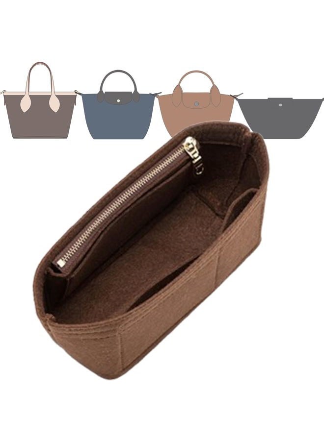 Doxo Brown Felt Purse Organizer Insert - Image 2