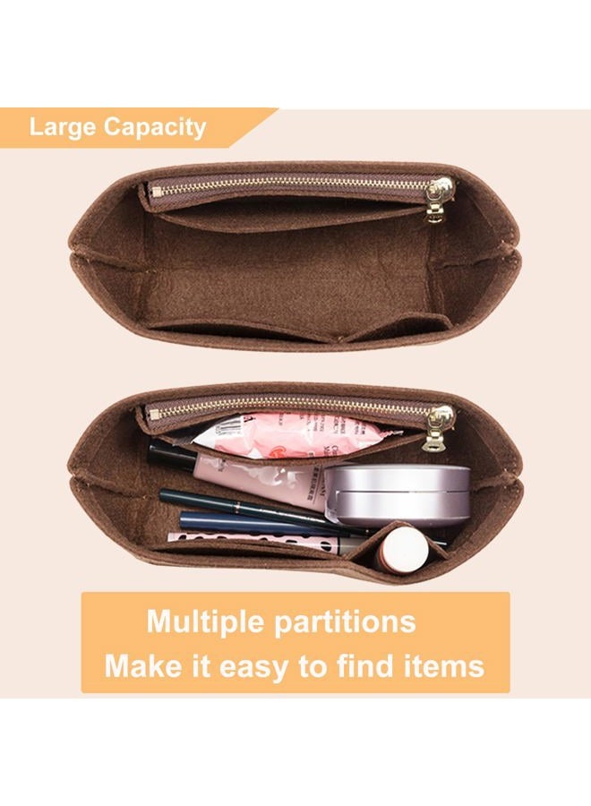 Doxo Brown Felt Purse Organizer Insert - Image 5