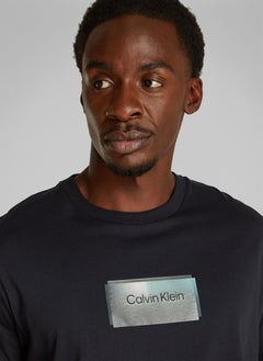 CALVIN KLEIN Overlay Logo T-Shirt  - Image 3