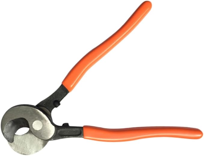 Copper Aluminum Cable Cutters Insulated Hand Pliers Anti Slip Grip For Tight Spaces Orange 24 5X4cm - Image 1