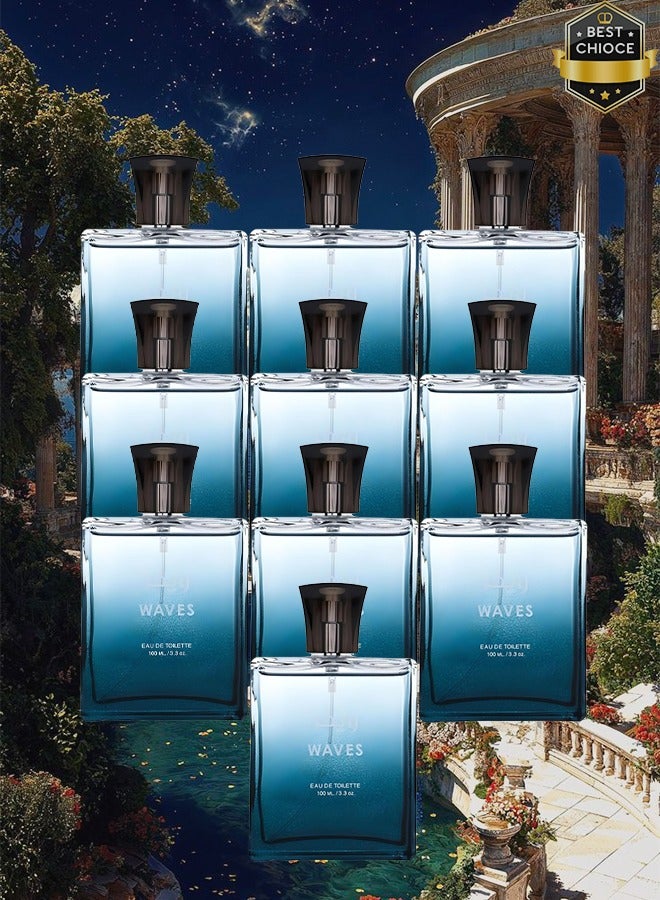 Waves 10 Pieces Waves Perfume For Men 100ml EDT - Image 1