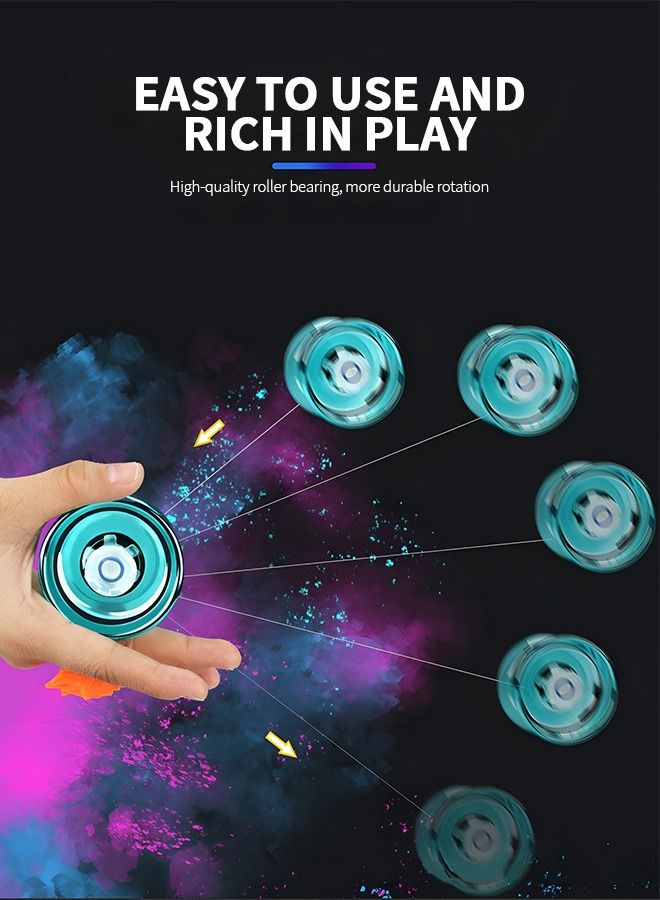 GROIC YOYO Responsive,Professional Metal Yoyo, Premium Plastic Yoyo,Yoyo with Bearing for Advanced Yoyo Players + Glove  - Image 3