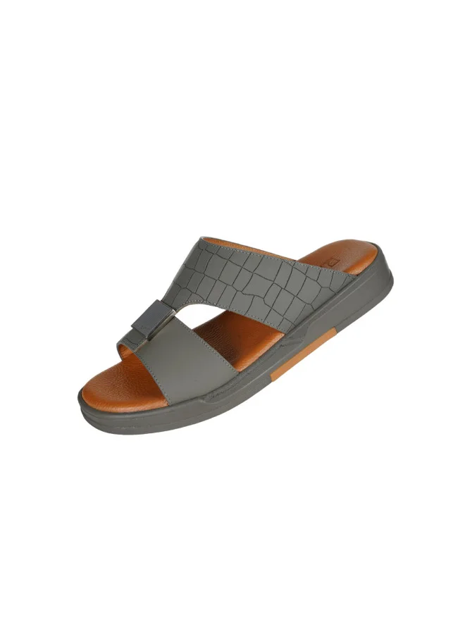 barjeel uno 008-3401 Barjeel Uno Men Arabic Sandals BJM 14 Dark Grey