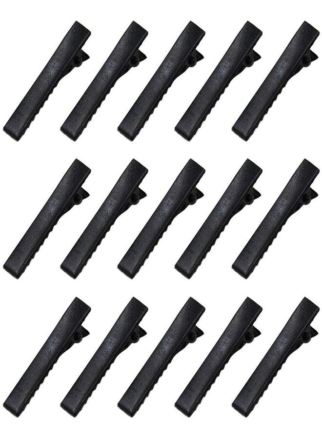 Diy Crafts 14248 Mix Sizes Mix Size Color 50/100/150/200/250/300 Metal Hair Alligator Clips for Hair Style Tools Accessories, Pack of 150 (Black) - Image 1