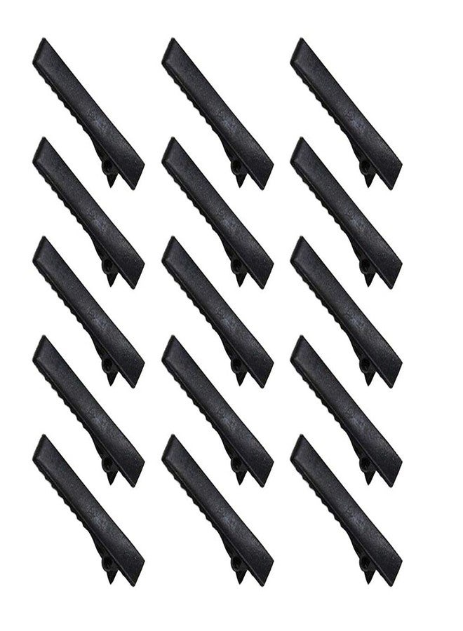 Diy Crafts 14248 Mix Sizes Mix Size Color 50/100/150/200/250/300 Metal Hair Alligator Clips for Hair Style Tools Accessories, Pack of 150 (Black) - Image 3