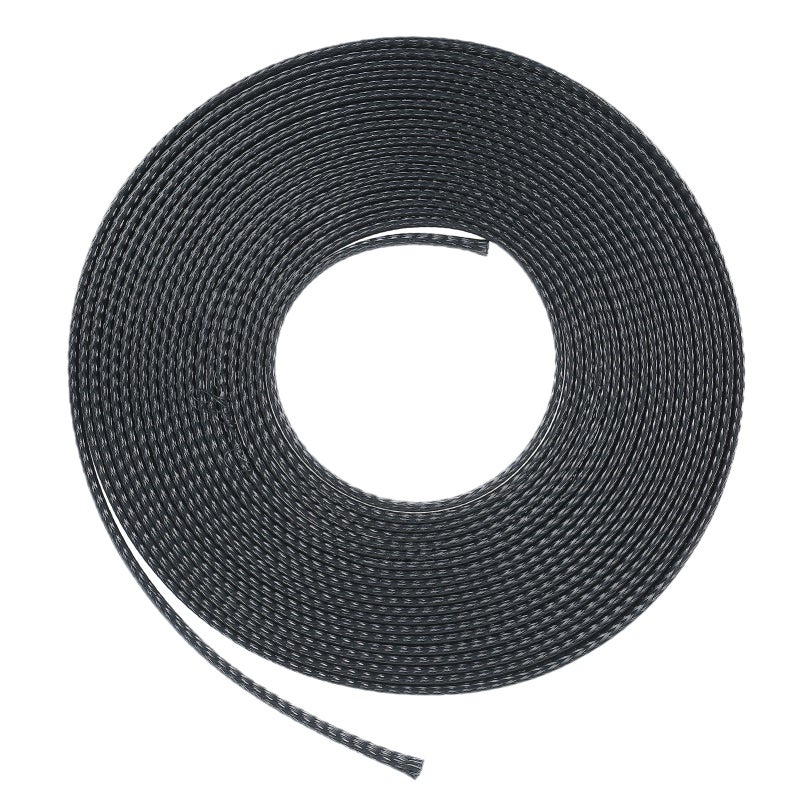 21ft 1/4 Inch (6mm) Expandable Braided Cable Sleeve Cord Protector Tubing Sheath for Automotive Television Computer & Other Home Devices - Image 2