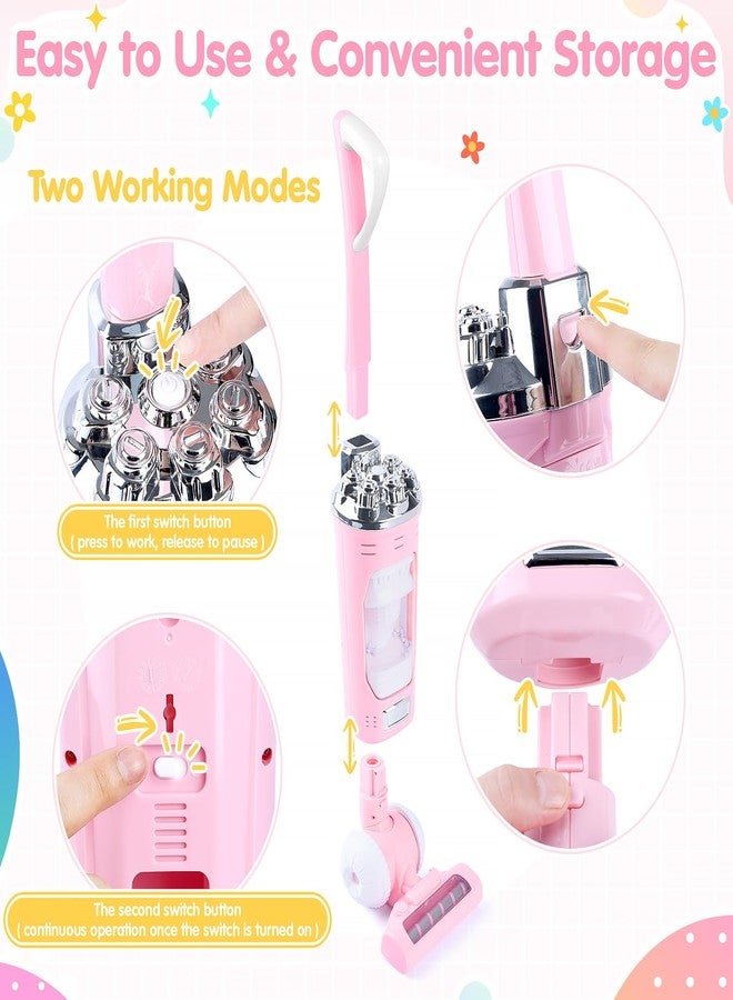 PLAY Kids Vacuum Cleaner Toy Set for Toddlers - 2PCS Toy Vacuum Sets for Toddlers 3+ Toddler Vacuum Toy That Works with Sound Effects, Baby Play Vacuum Pretend Role Play Household Housekeeping - Image 4