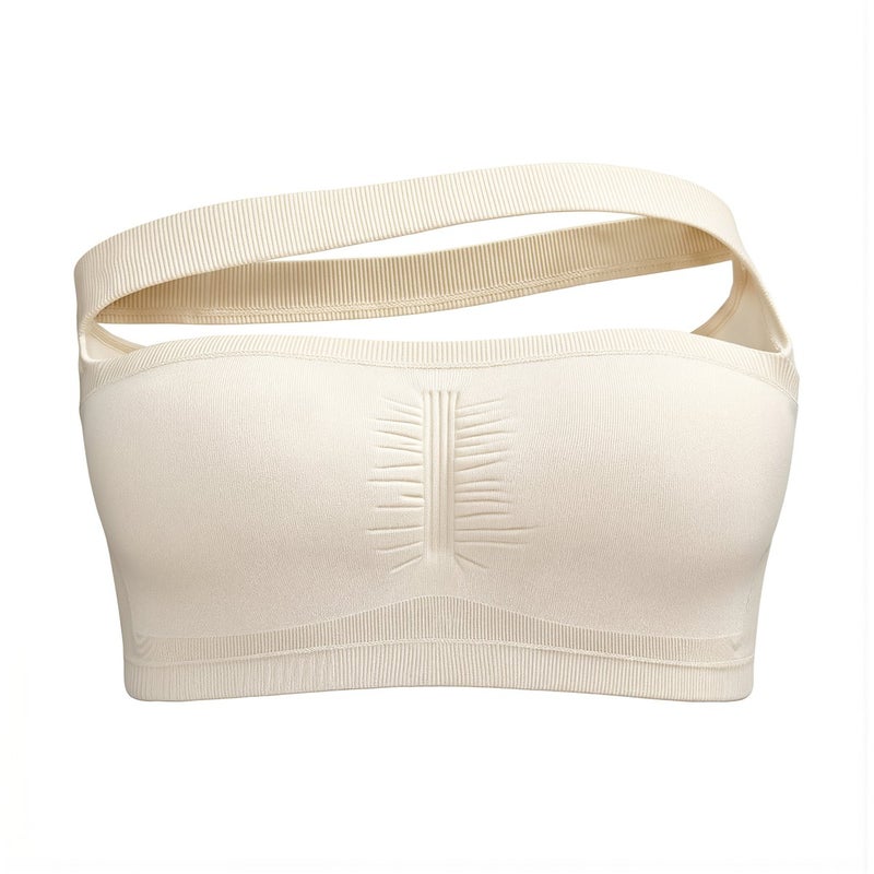 Durable Strapless Bandeau Bra No Fade No Deform Long Lasting Use Women S White - Image 5