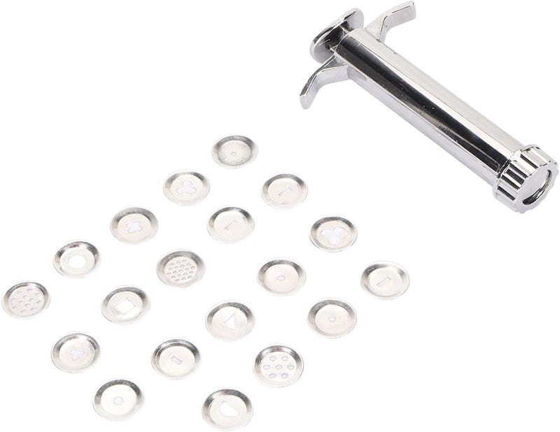 Clay Extruder, Polymer Clay Tools Zinc Alloy Different Patterns Clay Tools with 19 Discs for DIY Craft Paint Crafts - Image 4