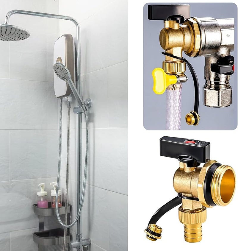 صمام موزع تدفئة أرضية 32 مم لمشعاع سخان المياه وموصل تصريف التدفئة الأرضية - Image 3