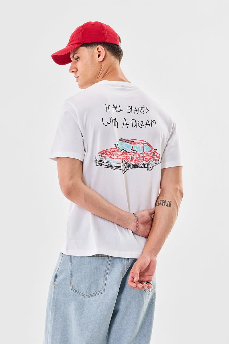 SNITCH Starts With Dream 100% Cotton T-Shirt