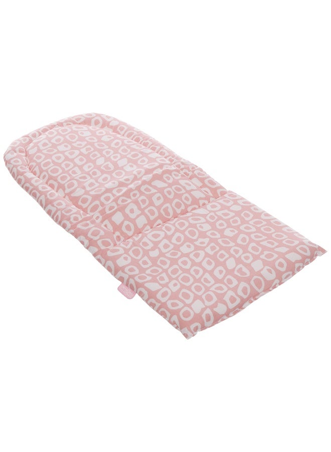 BabyJem High Chair Pad Ergonomic Soft Sponge Structure 100 Cotton - Pink  - Image 1