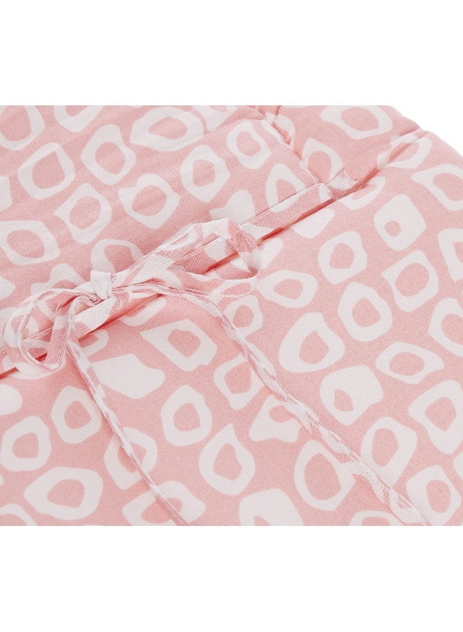 BabyJem High Chair Pad Ergonomic Soft Sponge Structure 100 Cotton - Pink  - Image 4