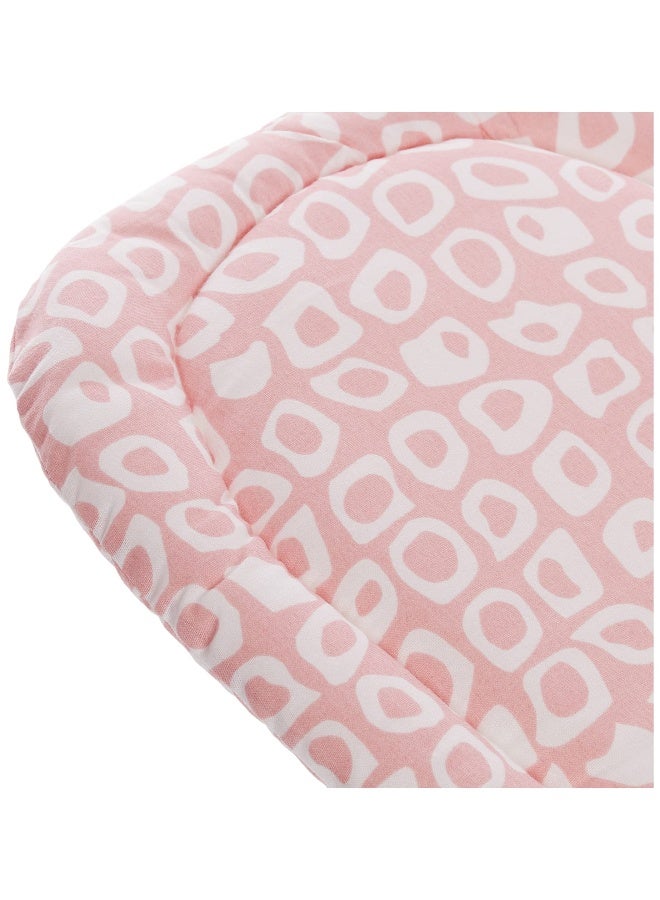 BabyJem High Chair Pad Ergonomic Soft Sponge Structure 100 Cotton - Pink  - Image 2
