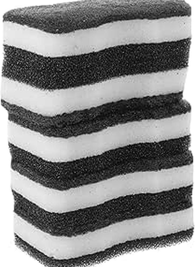 Reusable Compact 3 Layer Scrub Sponges for Non Stick Cookware Multi Purpose Cleaning - Image 1