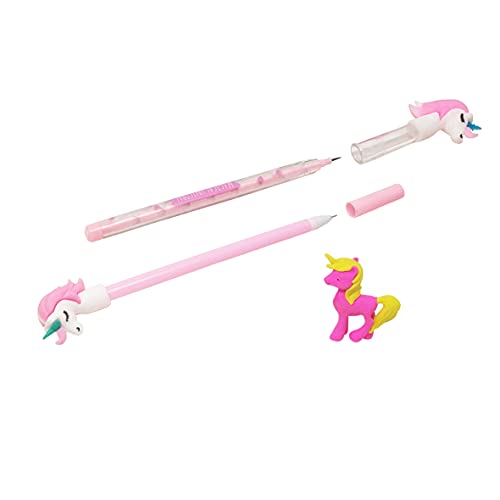 PARTEET Combo Pack Of (3 Items) 1Pc Unicorn Pen 1Pc Unicorn Pencil 1Pc Unicorn Eraser For Kids,Blue - Image 3