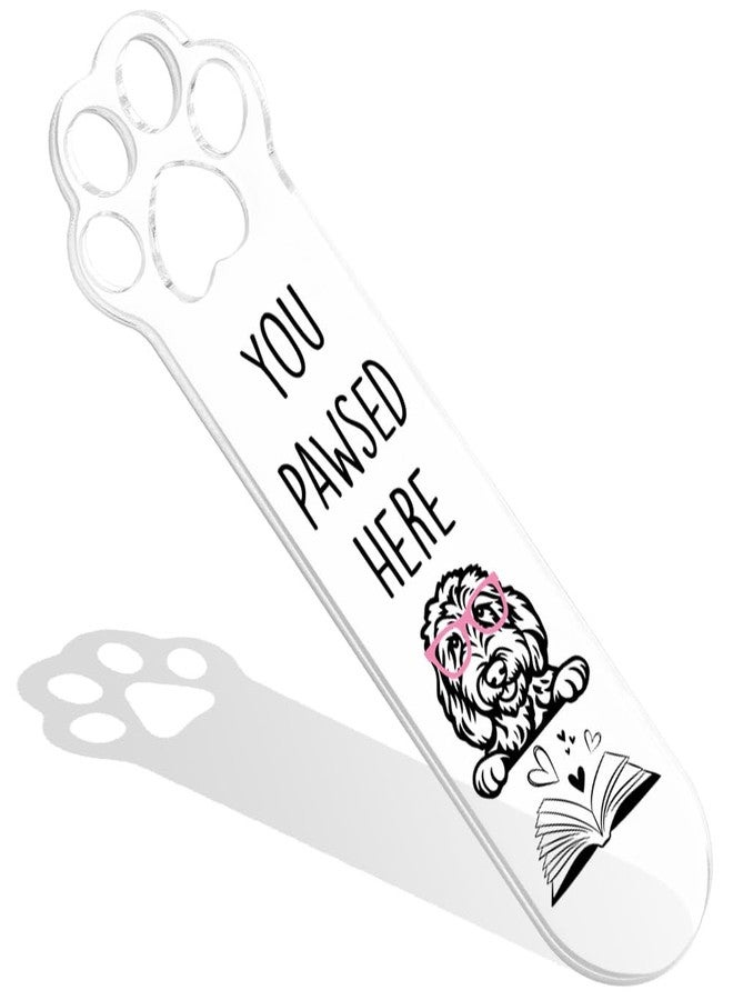 MFOMFO Goldendoodle Dog Lover Gifts, Goldendoodle Dog Bookmark for Book Lovers Bookworm Bookish Nerd Librarian Sister Brother Friend, Fun Bookmarks for Women, Book Club Gift for Reader Pet Owner-LDS10 - Image 1