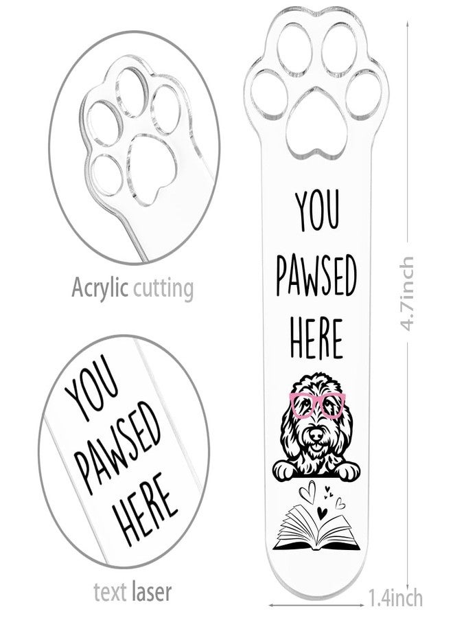 MFOMFO Goldendoodle Dog Lover Gifts, Goldendoodle Dog Bookmark for Book Lovers Bookworm Bookish Nerd Librarian Sister Brother Friend, Fun Bookmarks for Women, Book Club Gift for Reader Pet Owner-LDS10 - Image 2