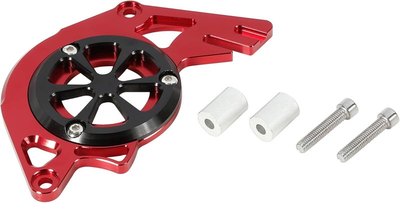 F FIERCE CYCLE Red Motorbike CNC Aluminum Front Chain Guard Sprocket Engine Cover Replacement for Honda MSX125 2013-2017 - Image 1