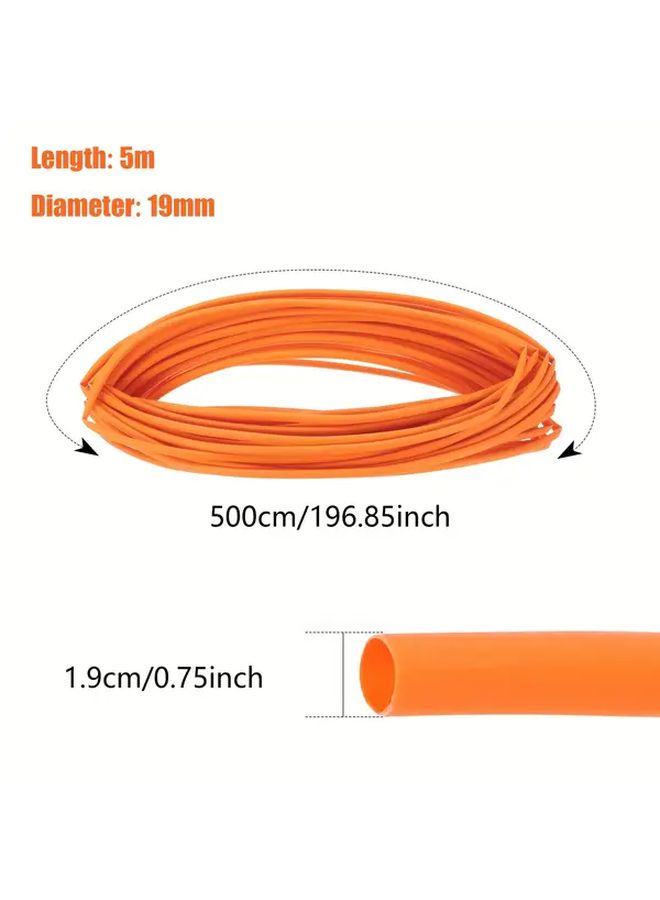 Heavy Duty Triple Shrink Tube 19mm Orange Waterproof Insulated Sleeve Electrical Automotive Industrial - Image 5