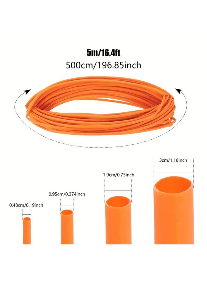 Heavy Duty Triple Shrink Tube 19mm Orange Waterproof Insulated Sleeve Electrical Automotive Industrial - Image 2
