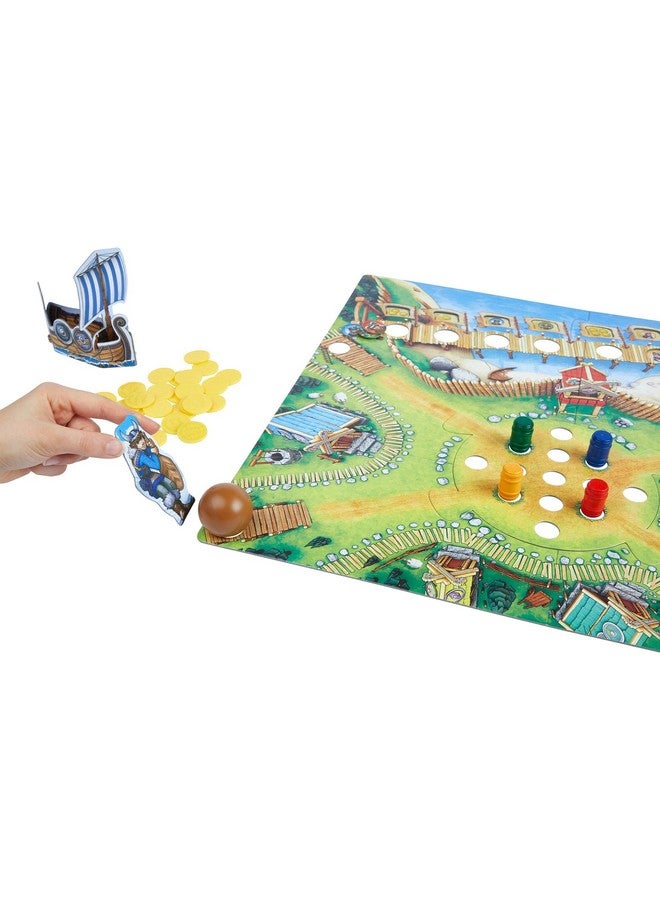 HABA Valley of The Vikings: Fun Kids Board Games, Action-Packed Barrel Bowling Adventure Games for Ages 6+, 2019 Children's Game of The Year Winner, Made in Germany - Image 4