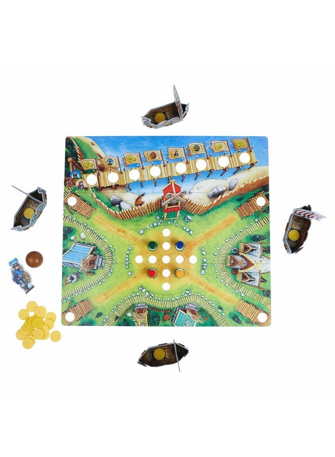 HABA Valley of The Vikings: Fun Kids Board Games, Action-Packed Barrel Bowling Adventure Games for Ages 6+, 2019 Children's Game of The Year Winner, Made in Germany - Image 2