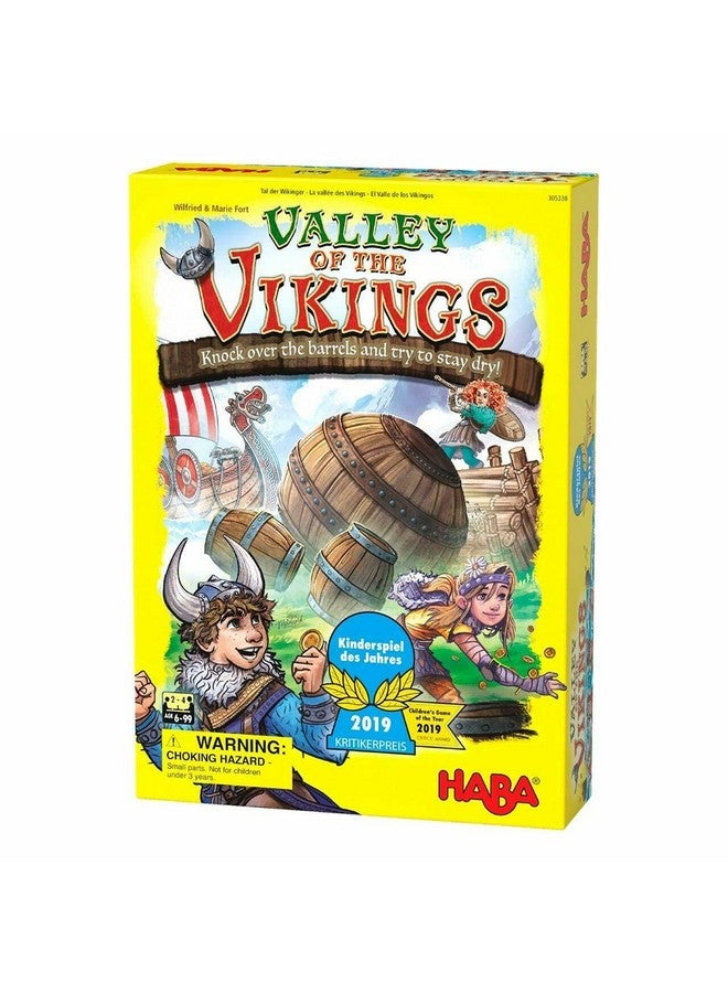 HABA Valley of The Vikings: Fun Kids Board Games, Action-Packed Barrel Bowling Adventure Games for Ages 6+, 2019 Children's Game of The Year Winner, Made in Germany - Image 1