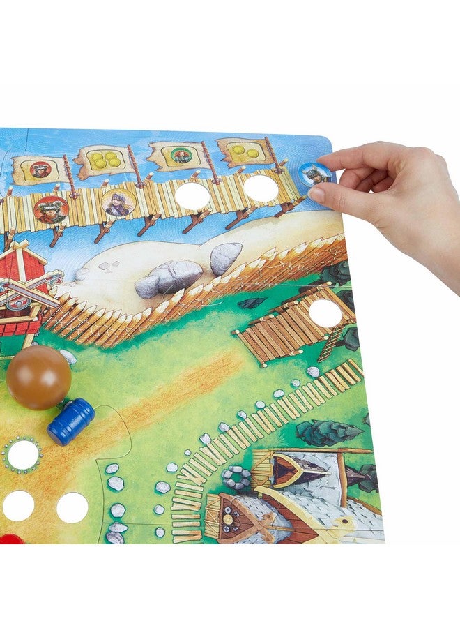 HABA Valley of The Vikings: Fun Kids Board Games, Action-Packed Barrel Bowling Adventure Games for Ages 6+, 2019 Children's Game of The Year Winner, Made in Germany - Image 3