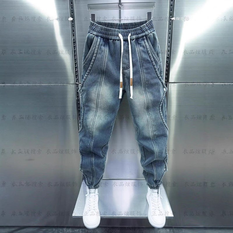 Unisex Classic Denim Jeans Loose Fit Daily Outdoor Wear - Image 2