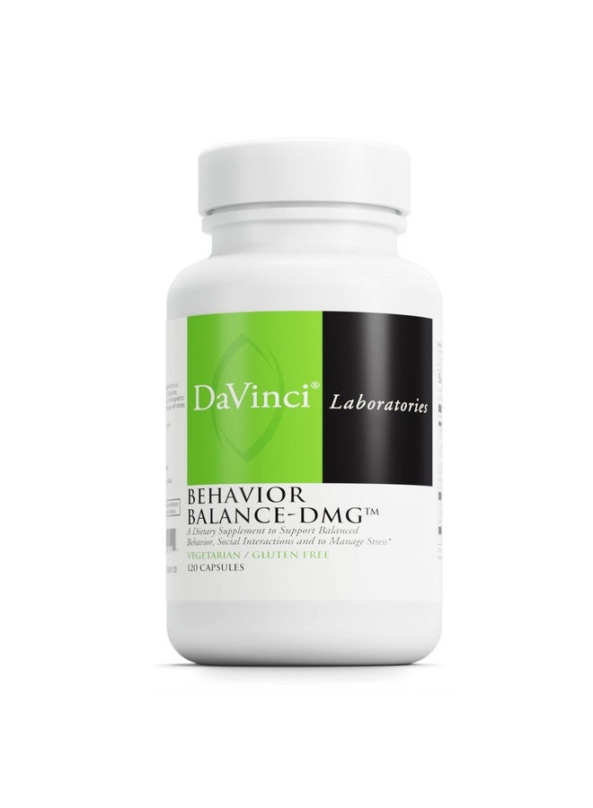 DAVINCI Labs Behavior Balance-DMG - Dietary Supplement to Support Clarity, Social Skills, Stress Coping, and Immune Health* - with Vitamin E, B6, Zinc and More - Gluten-Free - 120 Vegetarian Capsules - Image 1