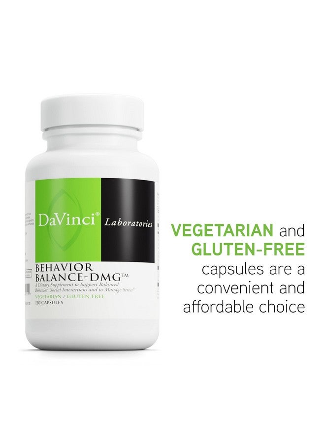 DAVINCI Labs Behavior Balance-DMG - Dietary Supplement to Support Clarity, Social Skills, Stress Coping, and Immune Health* - with Vitamin E, B6, Zinc and More - Gluten-Free - 120 Vegetarian Capsules - Image 5