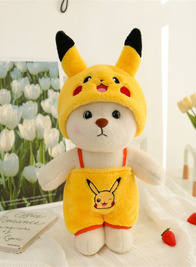 Dress Up Pikachu Detachable Clothes Bear Plush Toys  - Image 1