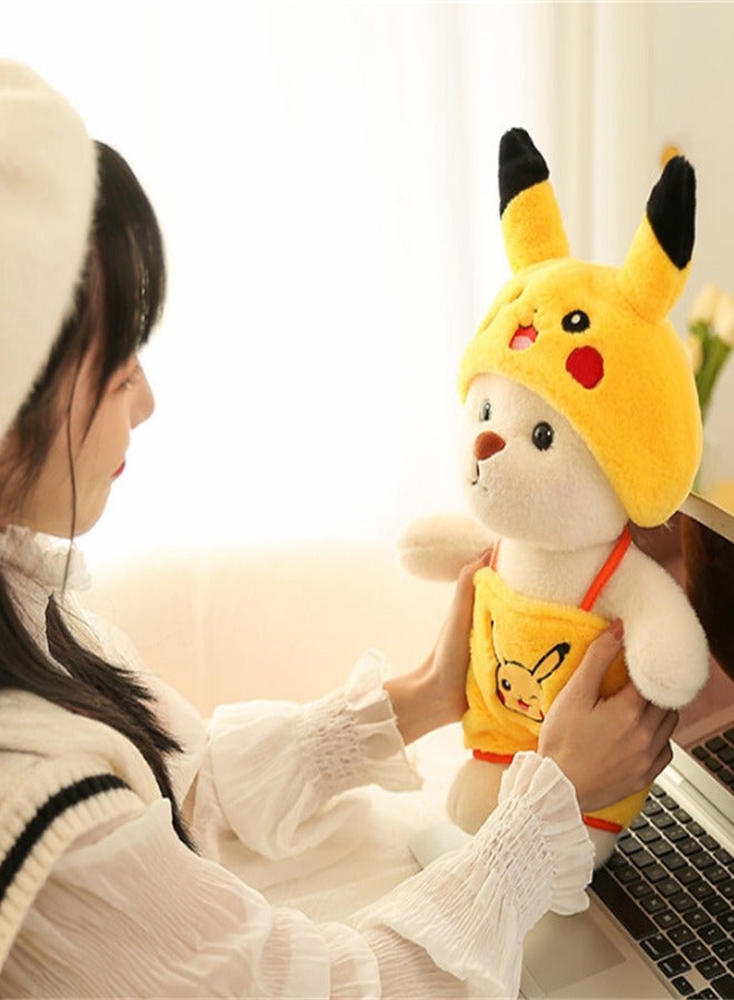 Dress Up Pikachu Detachable Clothes Bear Plush Toys  - Image 2